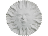 Tuinbeeld Zon, met knipoog (Wit)